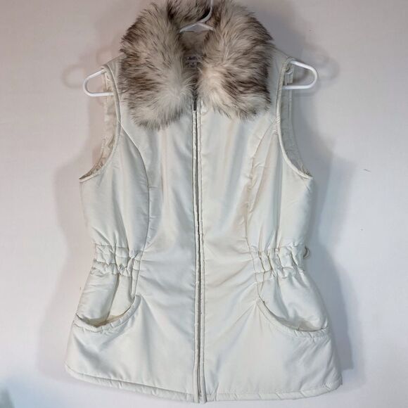 Croft and Barrow White Ski Vest Small - Picture 1 of 7